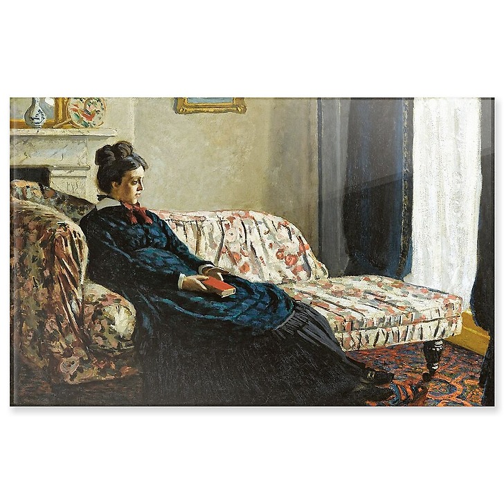 Intérieur ou Méditation. Mme Monet au canapé (panneaux acryliques)