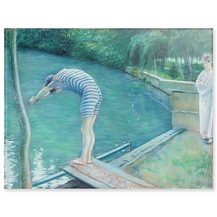 Le Nageur (détail) (acrylic panels)