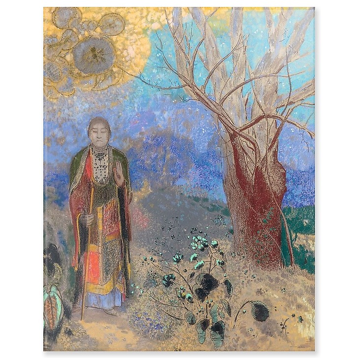 Le Bouddha (détail) (panneaux acryliques)