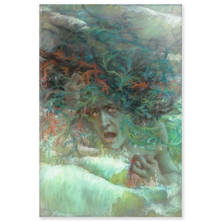 Méduse, dit aussi Vague furieuse (détail) (acrylic panels)