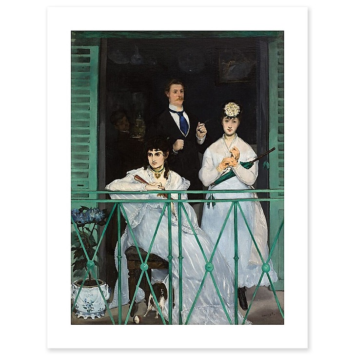 Le Balcon (détail) (canvas without frame)