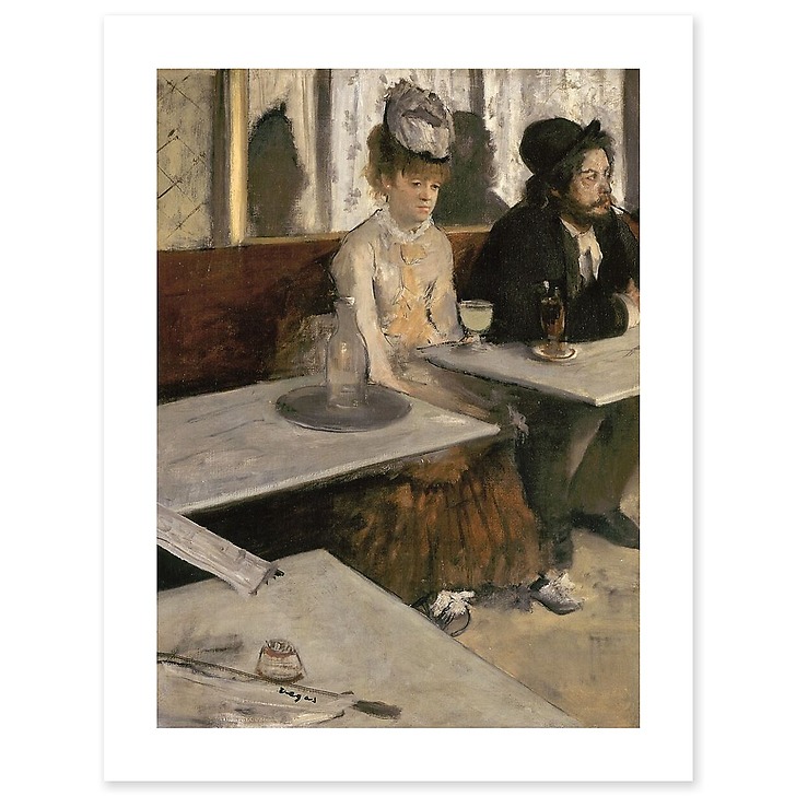 Dans un café [dit aussi L’Absinthe] (détail) (art prints)