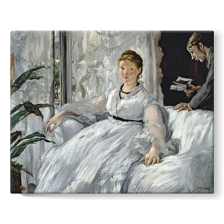 La Lecture (détail) (stretched canvas)