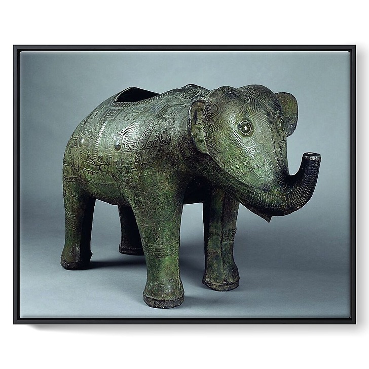 Zun en forme d'éléphant (toiles encadrées)