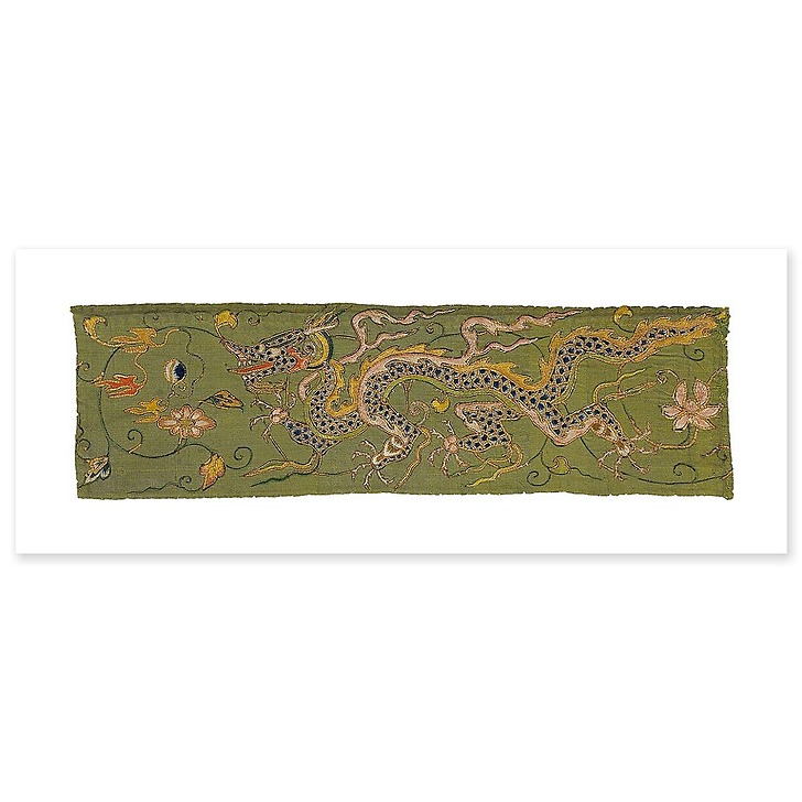 Fragment de tissu brodé (probablement d'un vêtement) (canvas without frame)