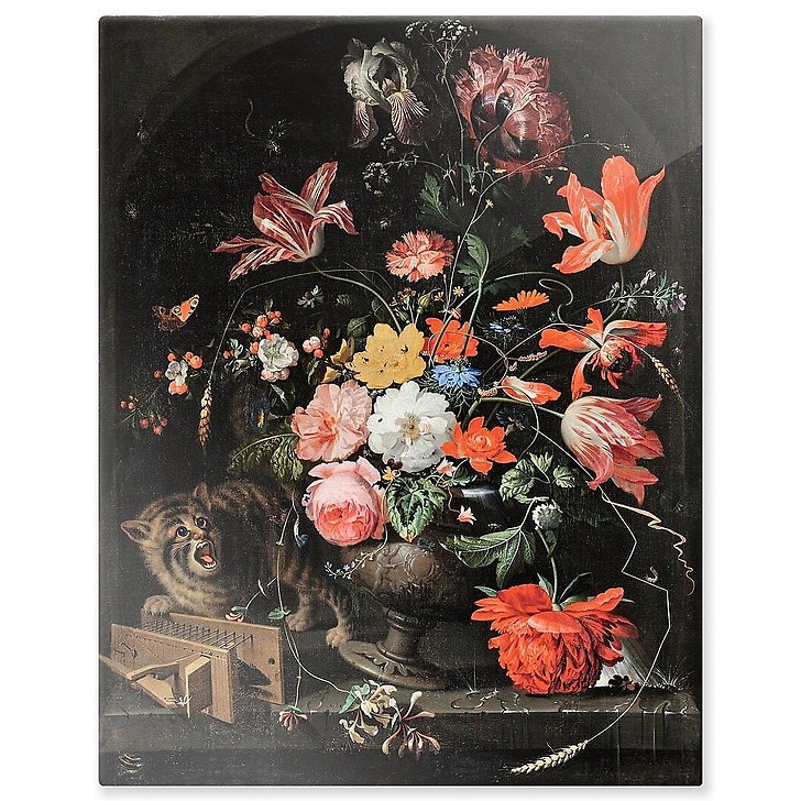 Fleurs dans une corbeille (panneaux aluminium)