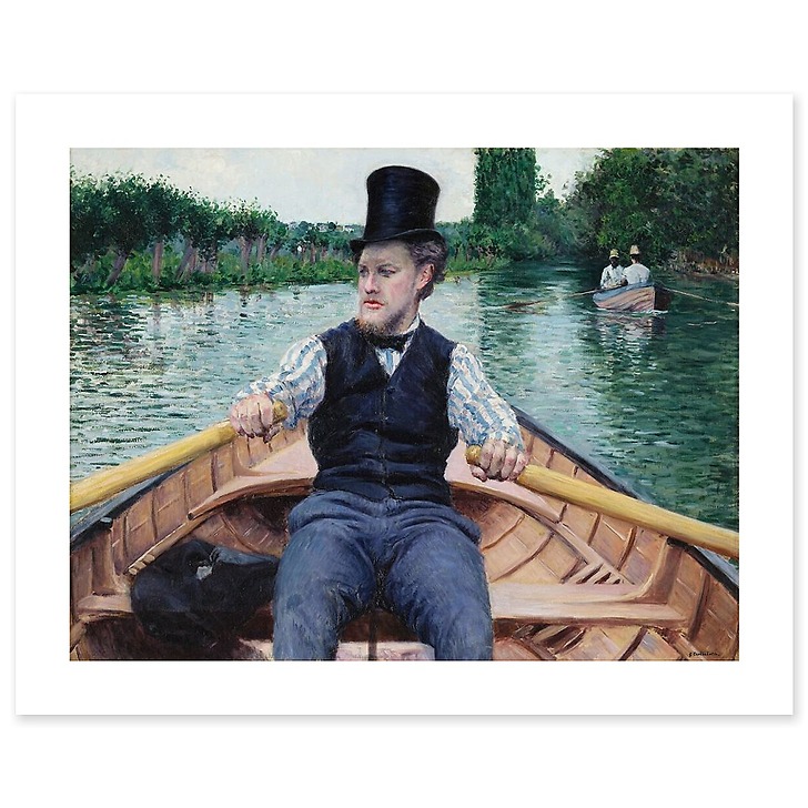 Partie de bateau (Canotier au chapeau haut de forme) (toiles sans cadre)