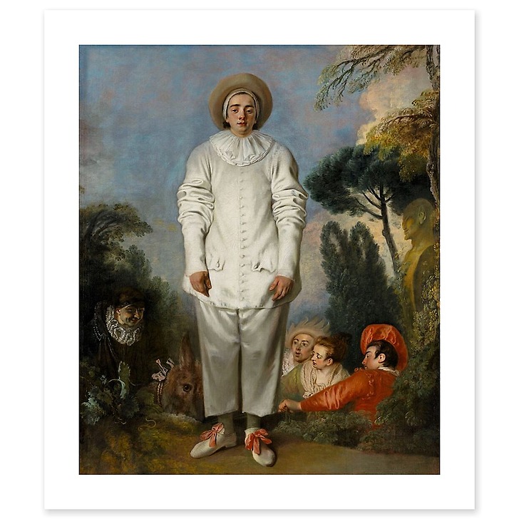 Pierrot, dit autrefois le Gilles (toiles sans cadre)