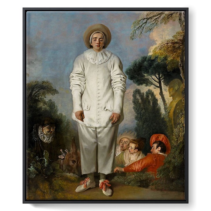 Pierrot, dit autrefois le Gilles (toiles encadrées)