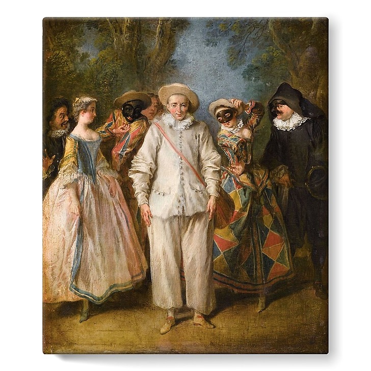 Les Acteurs de la Comédie-Italienne (toiles sur châssis)