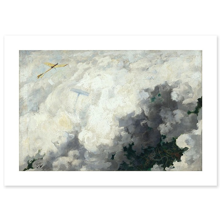 Le seul oiseau qui vole au-dessus des nuages (art prints)