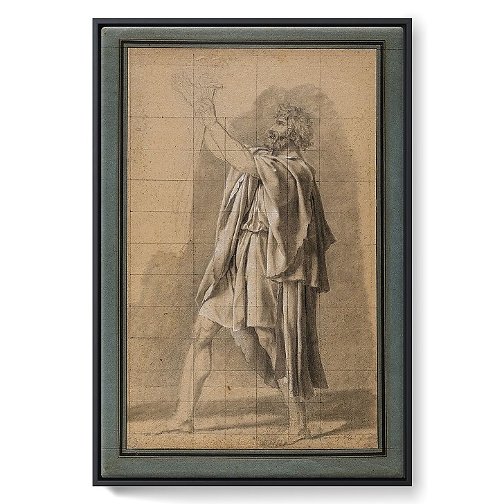 Figure du vieil Horace, étude pour Le Serment des Horaces (toiles encadrées)