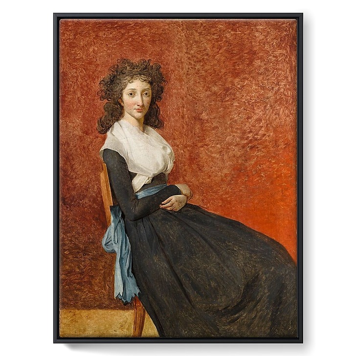 Portrait de Marie Louise Josèphe Trudaine (framed canvas)