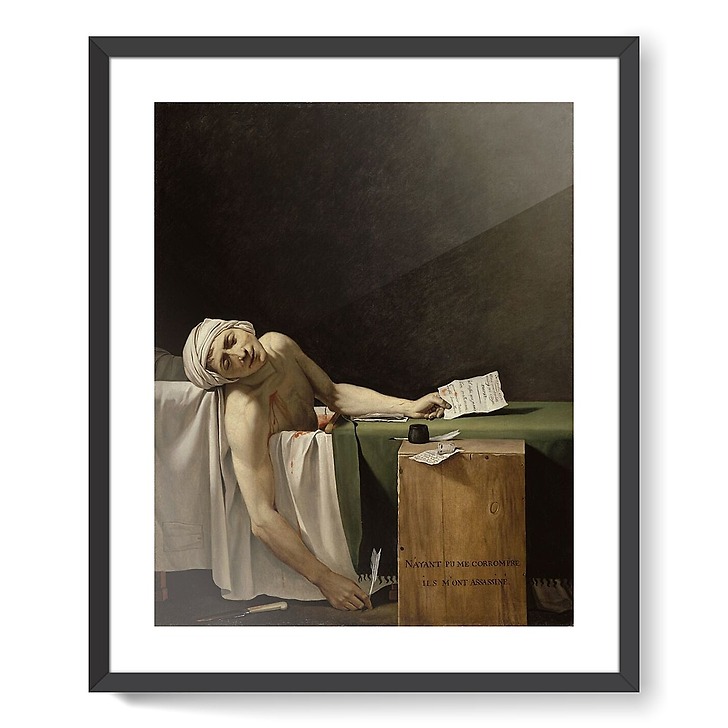 Marat assassiné (affiches d'art encadrées)