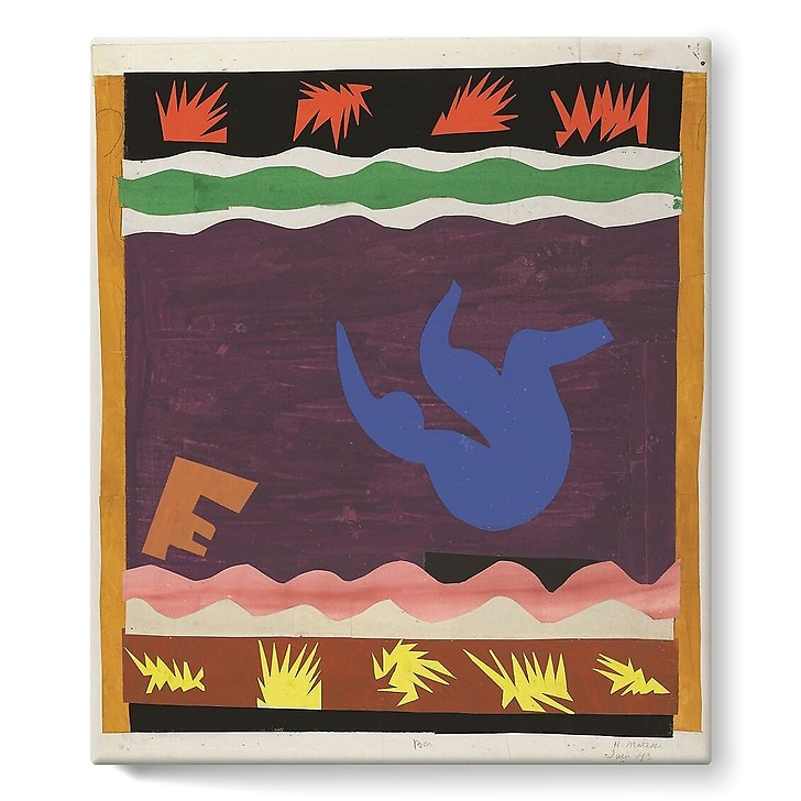 Le toboggan, de la série Jazz (stretched canvas)
