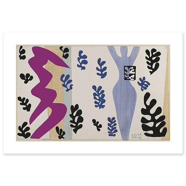 Le lanceur de couteau, de la série Jazz (canvas without frame)