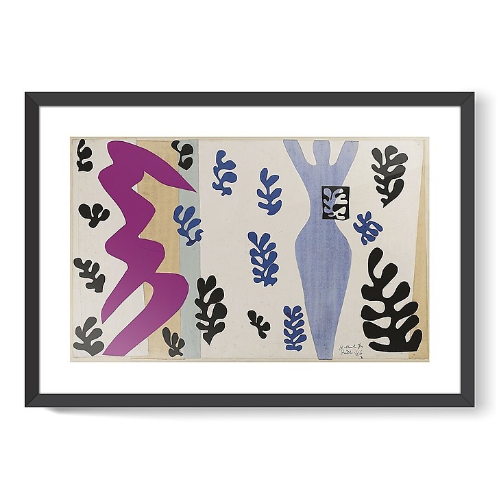 Le lanceur de couteau, de la série Jazz (framed art prints)