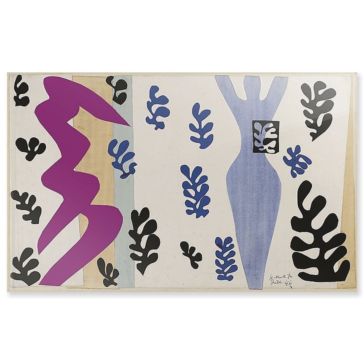 Le lanceur de couteau, de la série Jazz (panneaux acryliques)