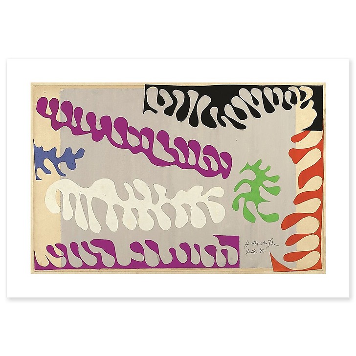 Le lagon, de la série Jazz (affiches d'art)