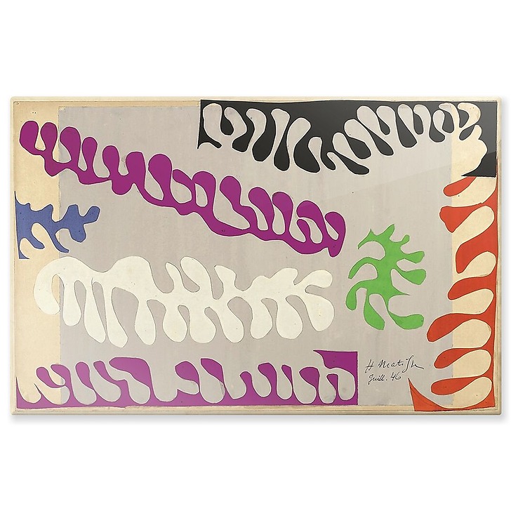 Le lagon, de la série Jazz (aluminium panels)