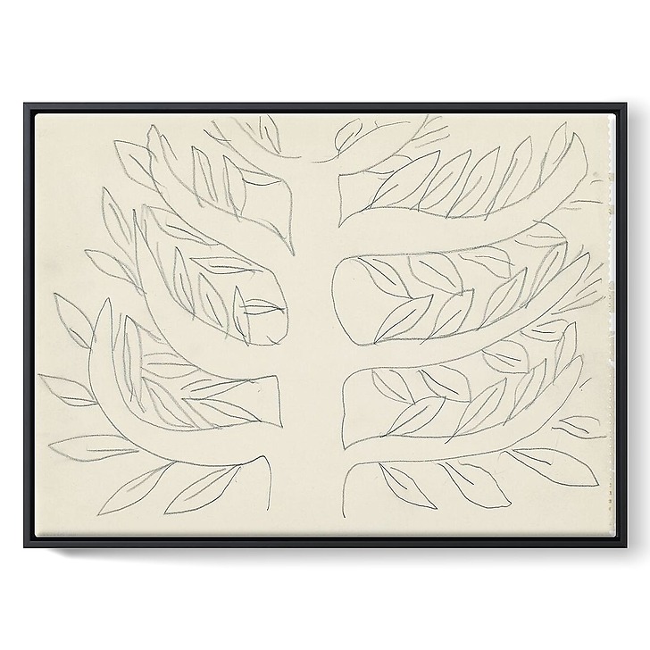Arbre, platane (framed canvas)