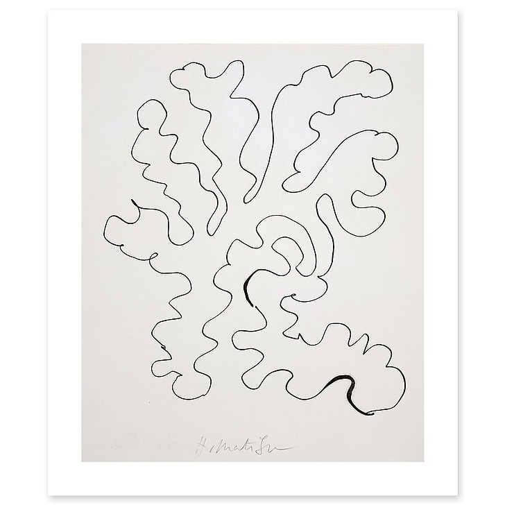 Sans titre (Feuille découpée en arabesque) (affiches d'art)