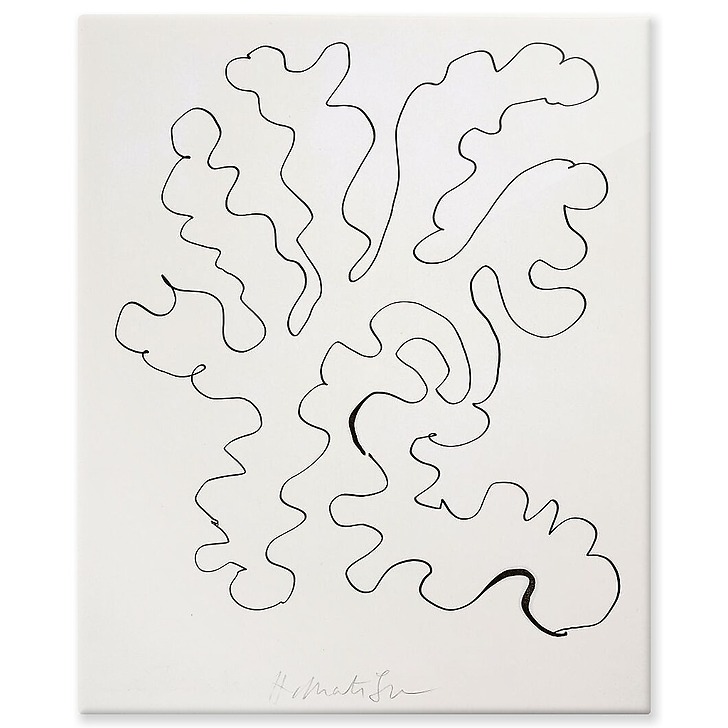 Sans titre (Feuille découpée en arabesque) (aluminium panels)