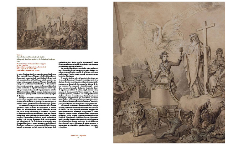 Pie VII face à Napoléon - La tiare dans les serres de l'Aigle