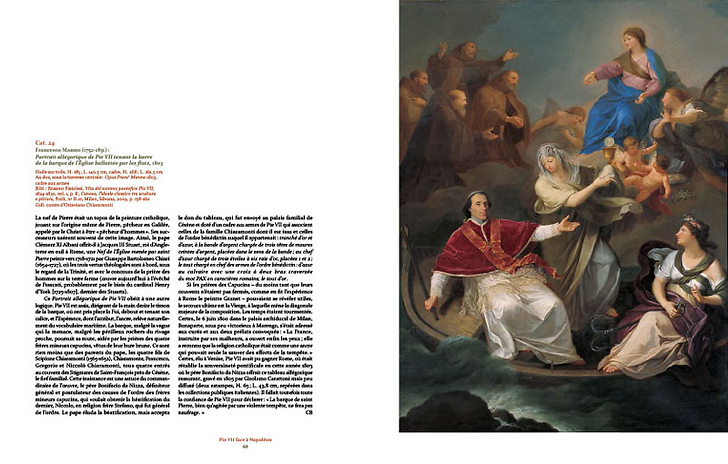 Pie VII face à Napoléon - La tiare dans les serres de l'Aigle