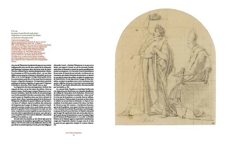 Pie VII face à Napoléon - La tiare dans les serres de l'Aigle