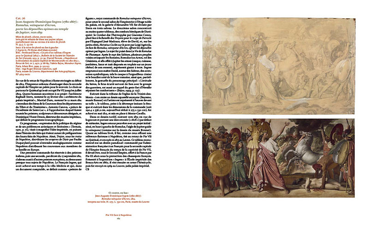 Pie VII face à Napoléon - La tiare dans les serres de l'Aigle