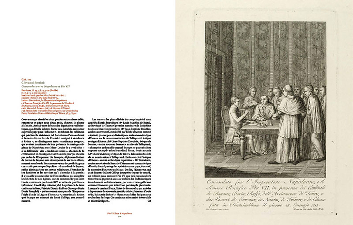 Pie VII face à Napoléon - La tiare dans les serres de l'Aigle