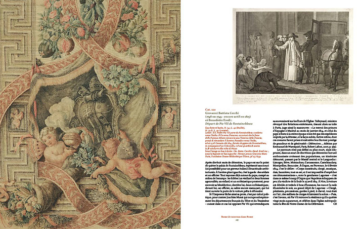 Pie VII face à Napoléon - La tiare dans les serres de l'Aigle