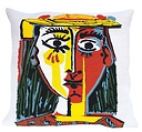 Housse de coussin Picasso "Head of a woman with hat, 1962"