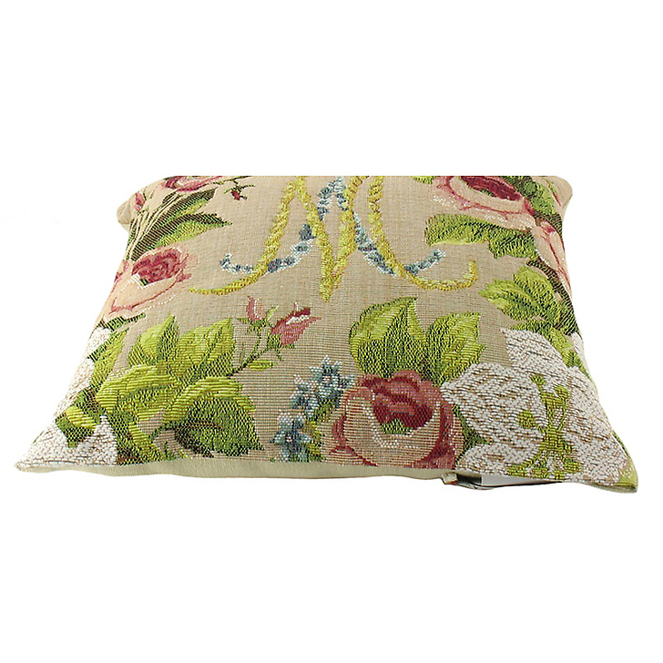 Coussin carré tapisserie Marie-Antoinette