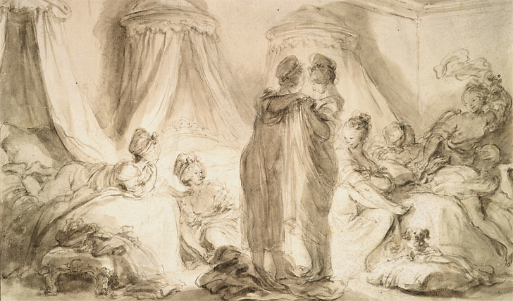 Fragonard amoureux - Galant et libertin