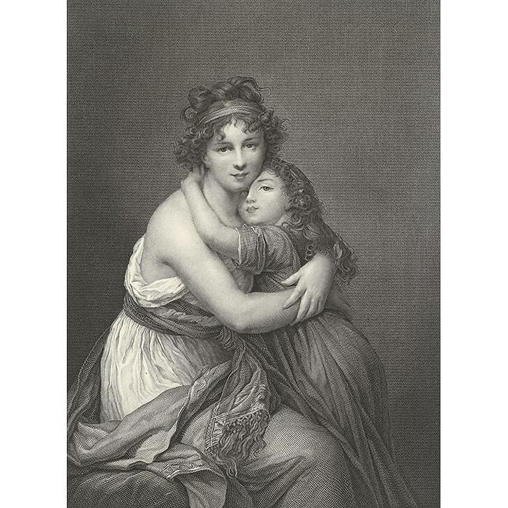 Mrs Vigée-Le Brun and her daughter, Jeanne-Lucie, known as Julie