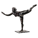 Small arabesque Degas - Bronze