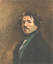 Self-portrait of Delacroix, said in the green vest, 2003 - Pietro Sarto