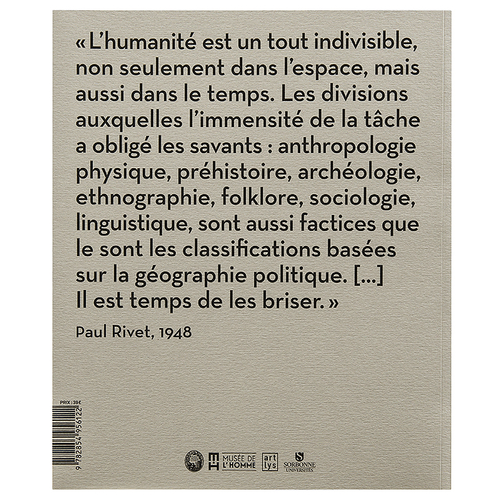 Le Musée de l'Homme - Histoire d'un musée laboratoire