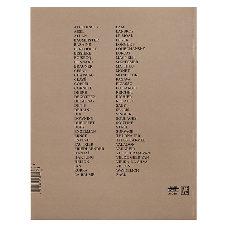 The musée Unterlinden from Alechinsky to Zack (French)