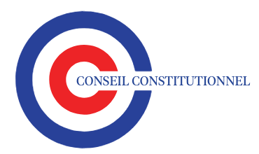 Plateau logo Conseil Constitutionnel Ø 31 cm