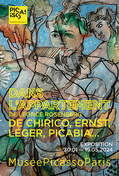 Dans l'appartement de Léonce Rosenberg. De Chirico, Ernst, Léger, Picabia...