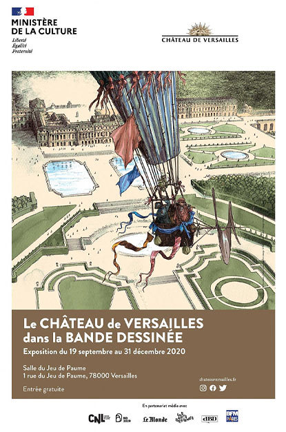 The Palace of Versailles in comic books