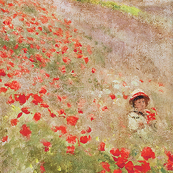 Poppies Tote bag - Monet