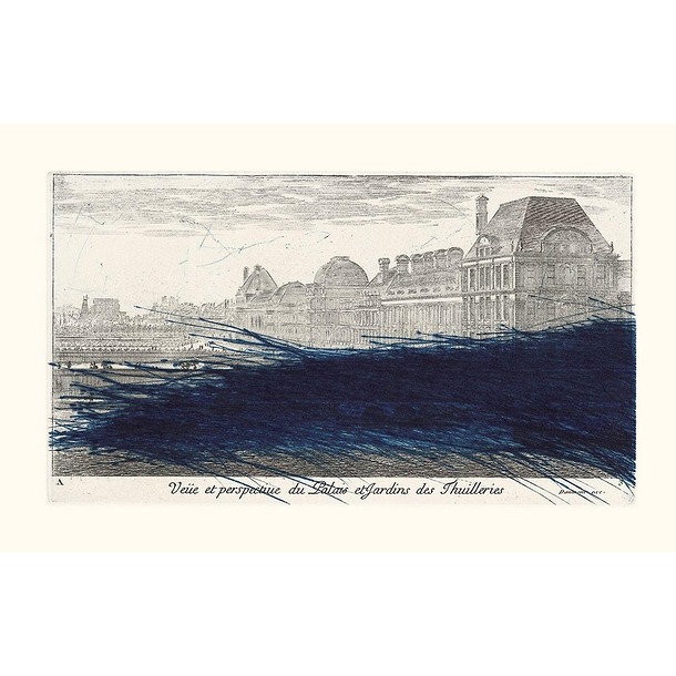 Vue et perspective du palais et des jardins des Tuileries, 1992