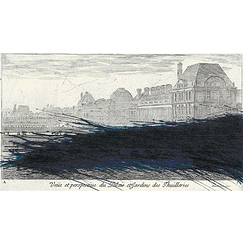 Vue et perspective du palais et des jardins des Tuileries, 1992 - Arnulf Rainer