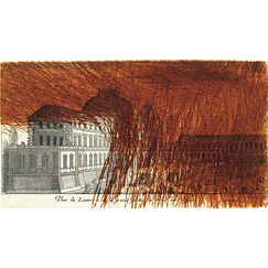Vue du Louvre et de la Grande Galerie du côté des offices, 1992 - Arnulf Rainer