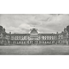 Le Louvre revu par JR, 20 juin 2016 © Pyramide, architecte I.M. Pei, musée du Louvre, Paris, France