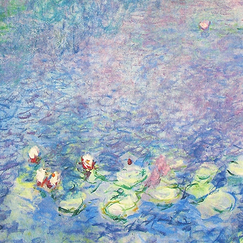 Tote bag Claude Monet - Water lilies